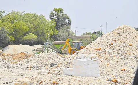 Illegal Mining in Sydapuram Nellore District