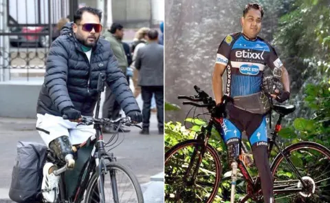 1 Leg Two Wheels 7000 Km Journey Assam Paracyclist Rakesh Banik Story