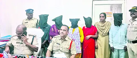 గంజాయి ముఠా అరెస్టు  
