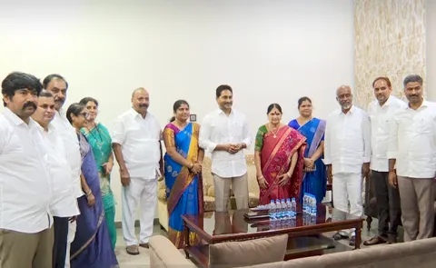 Zp Chairmans Meets Ys Jagan