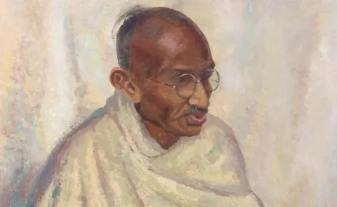 Rare Oil Painting Of Mahatma Gandhi Landon auction For More Than Rs 1 Crore 