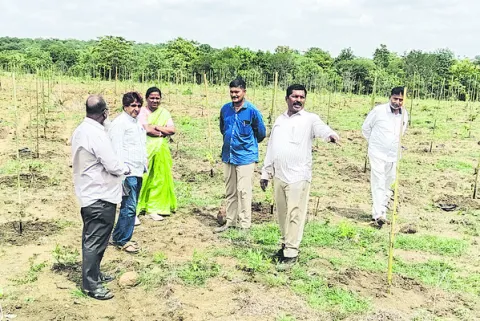 అటవీ భూమి స్వాధీనం 

