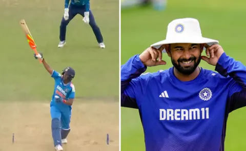 Deepti Sharma Played Rishabh Pant One Handed Six Shot In IND VS ENG 1st ODI