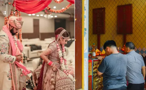 Indian family hosts wedding as Chinese neighbours hold funeral. Their mutual harmony wins hearts1