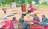 భూముల వద్దే వంటావార్పు