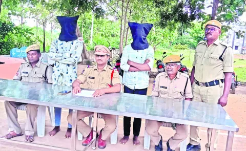 ఇద్దరు దొంగల అరెస్ట్‌