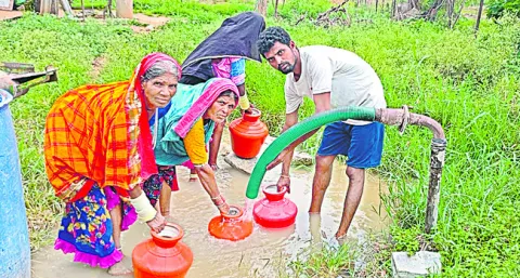 తాగునీటి కోసం తండ్లాట