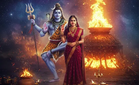 Dakshayagnam Lord Shiva knows Parvathi Devi Sacrifice13