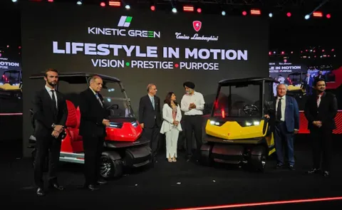 Kinetic Green Tonino Lamborghini unveils luxury electric golf lifestyle carts