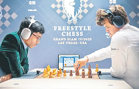 Carlsen lost the game against Praggnanandhaa