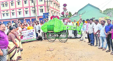 ప్లాస్టిక్‌ బాటిళ్ళతో డ్రై హెలి 