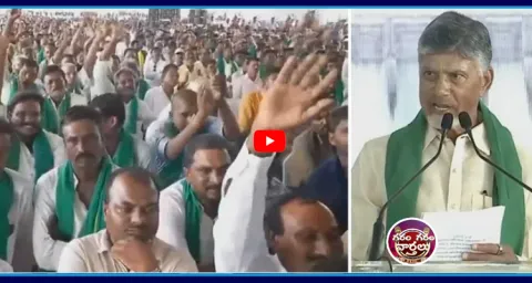 CM Chandrababu Lies And Praised Him Self  1