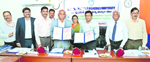 విజ్ఞాన్‌, ఏపీ ఫిషరీస్‌ వర్సిటీల ఒప్పందం 