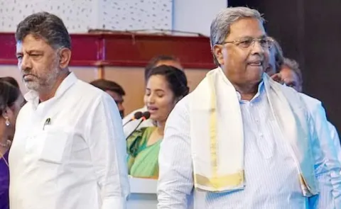 DK Shivakumar Says Will Stand By Siddaramaiah