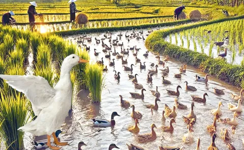 Sagubadi: using ducks as rice farmers