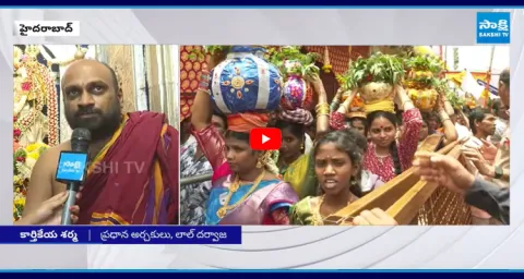 Lal Darwaza Bonalu Celebrations In Old City 1