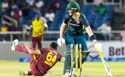 On-debut Mitch Owen, Cameron Green's fifties and Ben Dwarshuis' four-fer helps Australia beat West Indies by 3 wickets in T20I series opener6