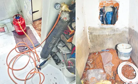 Massive Robbery In Suryapet Gold Shop