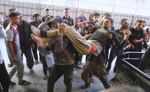 32 Palestinians killed trying to reach food distribution centers13