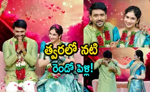 Mahesh Babu Kalidasu, Sandra Suhasini Jayachandran Exchange Rings On TV Show
