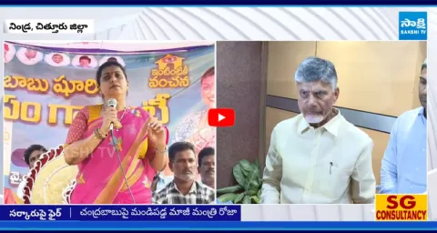 RK Roja Serious Comments on Chandrababu 1