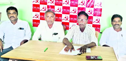 జిల్లా రైతులను ఆదుకోవాలి : సీపీఎం 