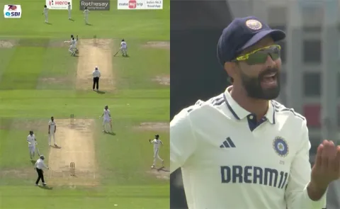 Ravindra Jadeja Blasts India Debutant As Fielding Blunder7