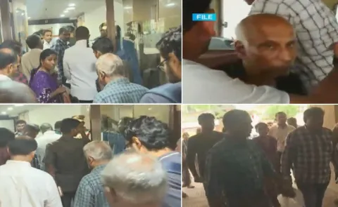 Illegal Liquor Case: Sit Search Balaji Govindappa Residency Hyderabad1