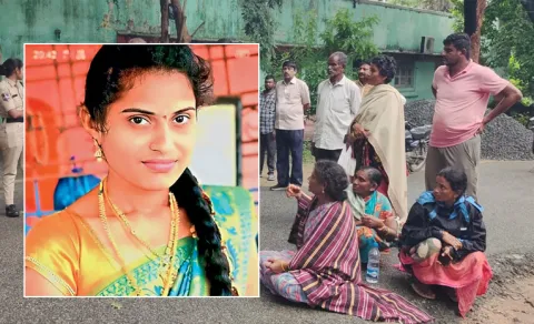 Adilabad Woman Ends Life In Road Accident