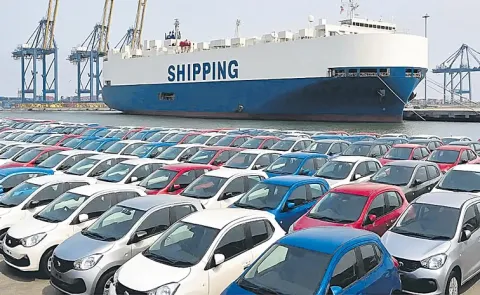 India automobile exports experienced a 22percent year-on-year increase