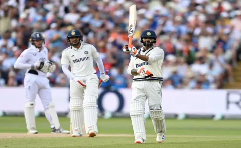 ENG VS IND 4TH TEST DAY 5: RAVINDRA JADEJA COMPLETED 1000 RUNS IN ENGLAND IN TESTS4