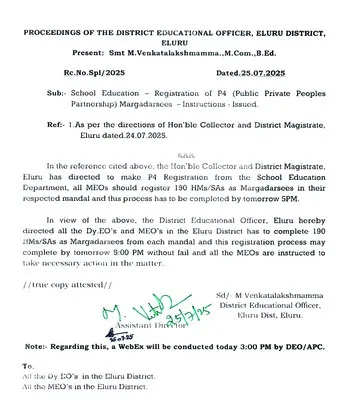 ఆందోళనతో  వెనక్కి తగ్గిన డీఈవో 

