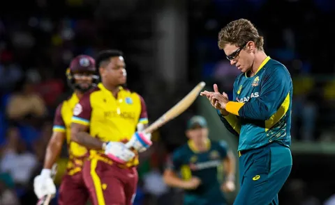 WI VS AUS 5th T20I: Adam Zampa Features In His 100th T20I Match8