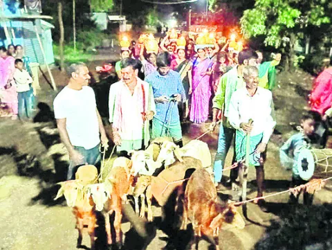 బీరన్నకు బోనాలు
