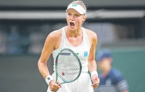 Sensations are being recorded at Wimbledon6