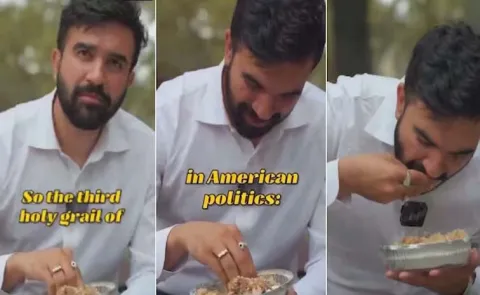 Eating With Hands Is So Alien To The West For Zohran Mamdani Viral video12