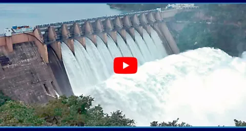 Huge Water Flood To Srisailam Project 2
