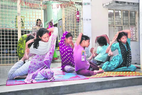 యోగాతో మానసిక ప్రశాంతత