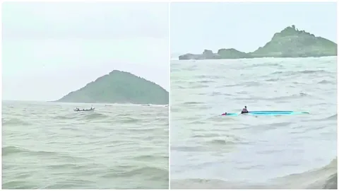 నాటు పడవ బోల్తా.. మత్స్యకారుల గల్లంతు 