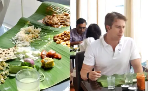 CEO of California Burrito enjoys Jolada Rotti meals in Bengaluru13