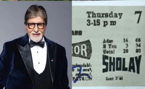 Amitabh Bachchan Shares 50 Year Old Sholay Ticket Priced At Just Rs 20, Internet Nostalgic
