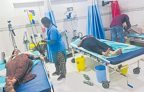KGBV teachers fall ill with food poison