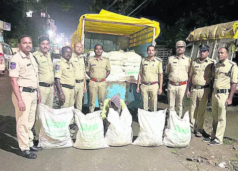 బెల్లం, పటిక స్వాధీనం