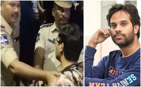Director Anudeep KV Stopped By Police At Hari Hara Veera Mallu Trailer Launch, Video Goes Viral