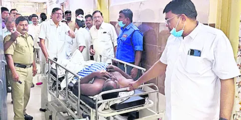 జీడీకే–11 గనిలో కార్మికుడికి గాయాలు