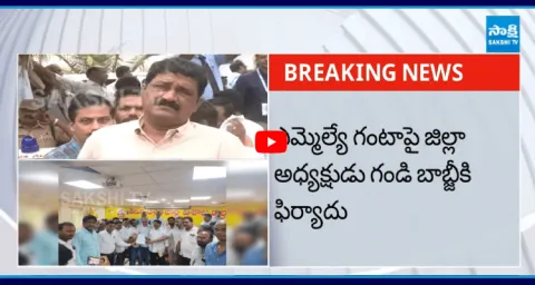 TDP Leaders Complaint On MLA Ganta Srinivasa Rao To Gandi Babji 1