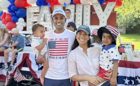 Vivek Ramaswamy trolled after posting family Photo