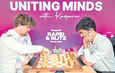 Carlsen comments after defeat to Gukesh