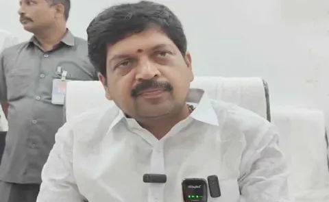 Tdp Leader Occupies Crematorium In Machilipatnam