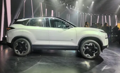Tata Motors kicked off production of the Harrier EV